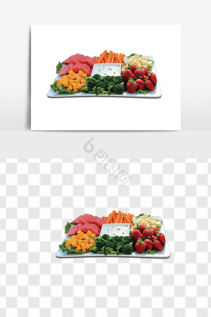 蔬菜水果拼盘图片
