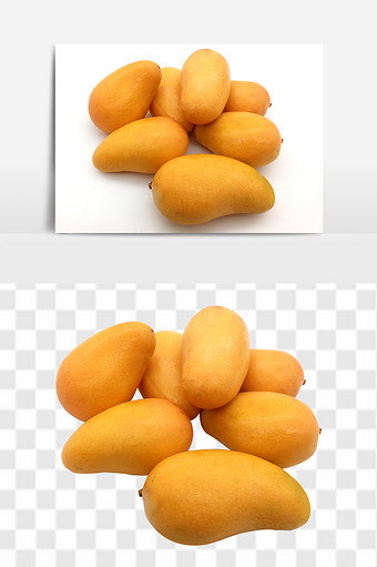 鲜嫩多汁的芒果素材图片