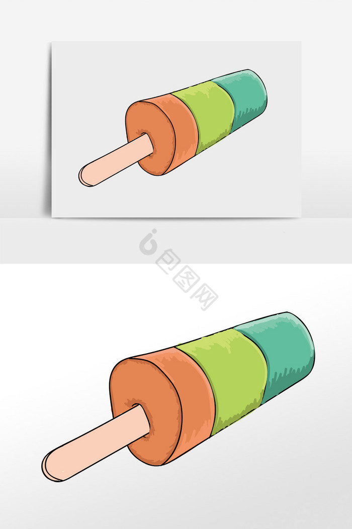 夏天冰棍雪糕图片