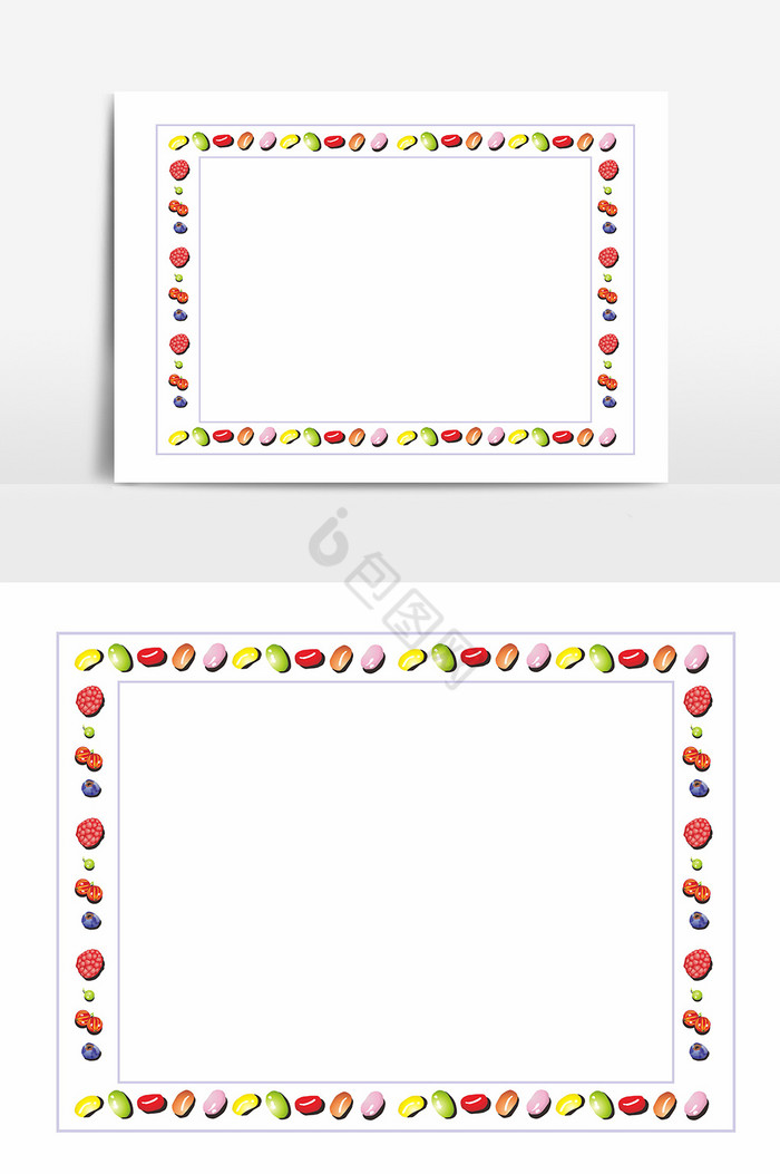 水果花框图片