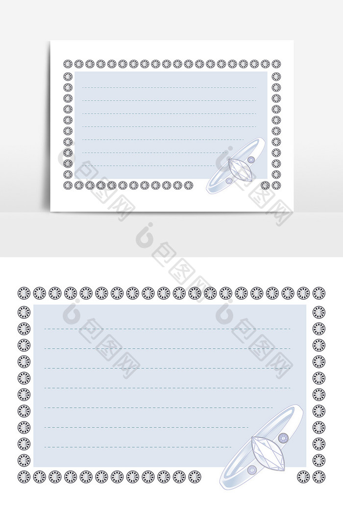 高档钻石素材元素卡片