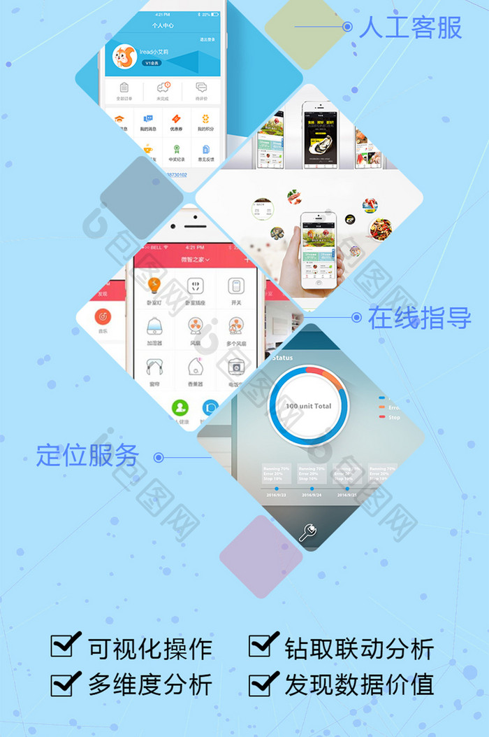 智能时代海报信息长图