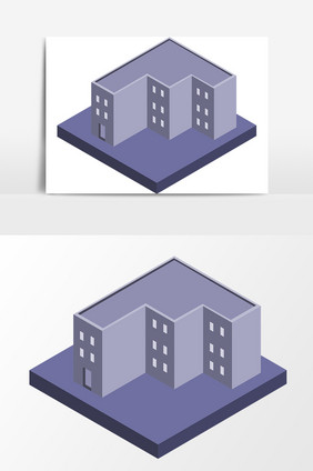 楼房25d房子元素