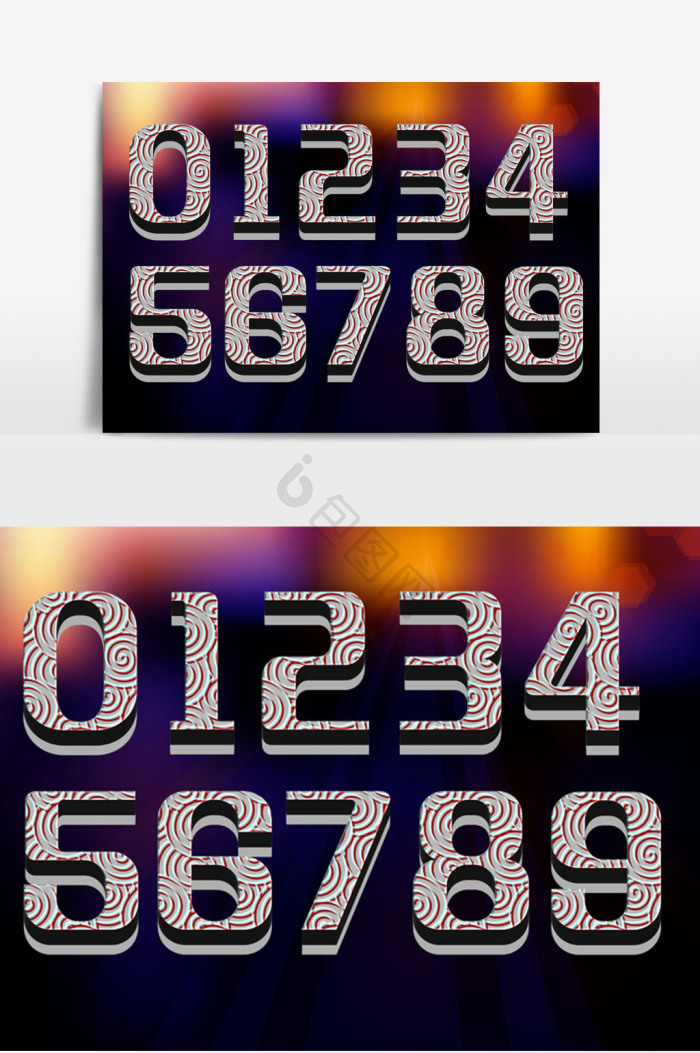 立体数字5图片-立体数字5图片模板