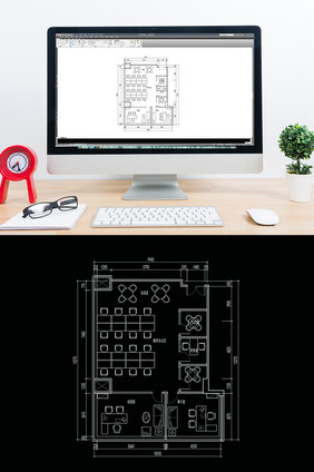 CAD办公空间定制