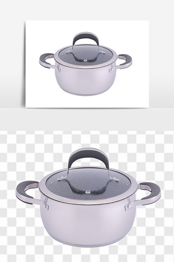 高清不锈钢炖锅锅具素材图片