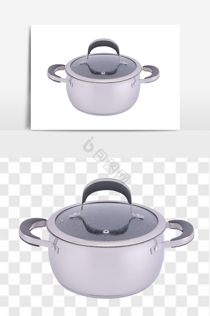 高清不锈钢炖锅锅具图片