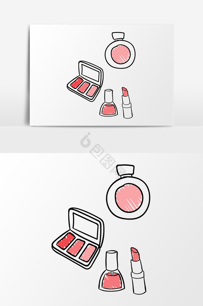 化妆品插画