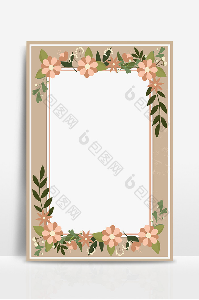 花卉边框图片模板-包图网