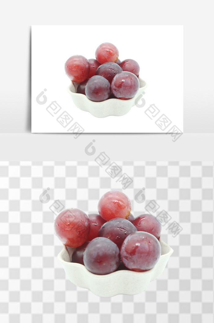 高清水果素材葡萄元素