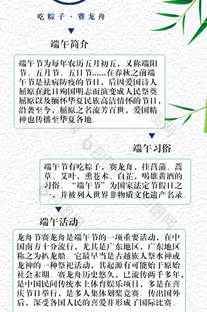 端午节海报信息长图