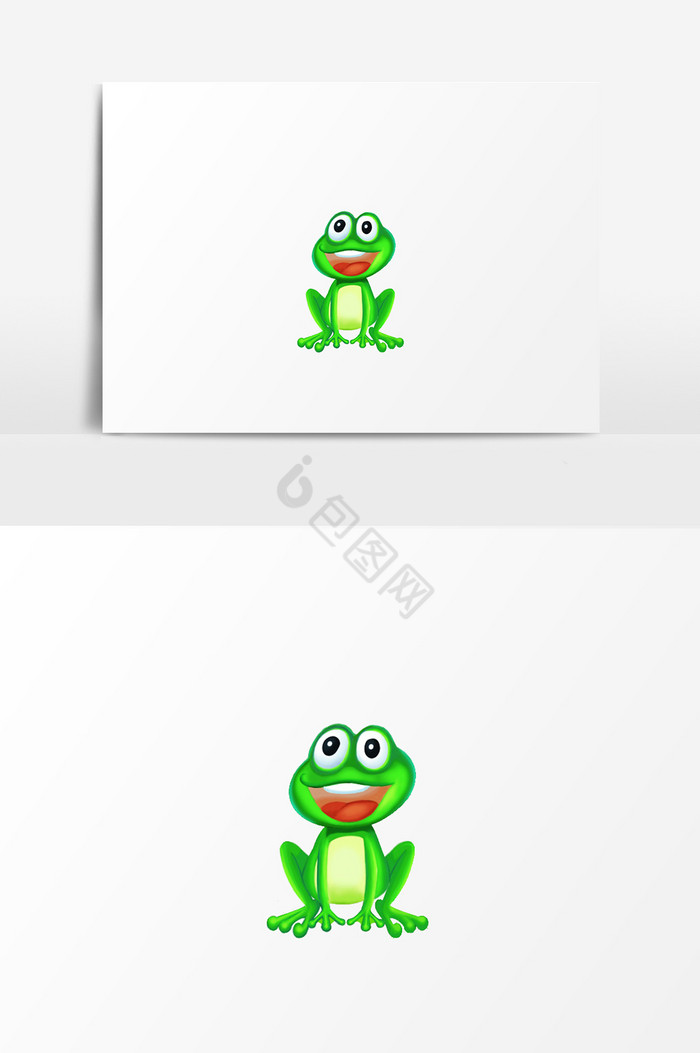 青蛙插画图片