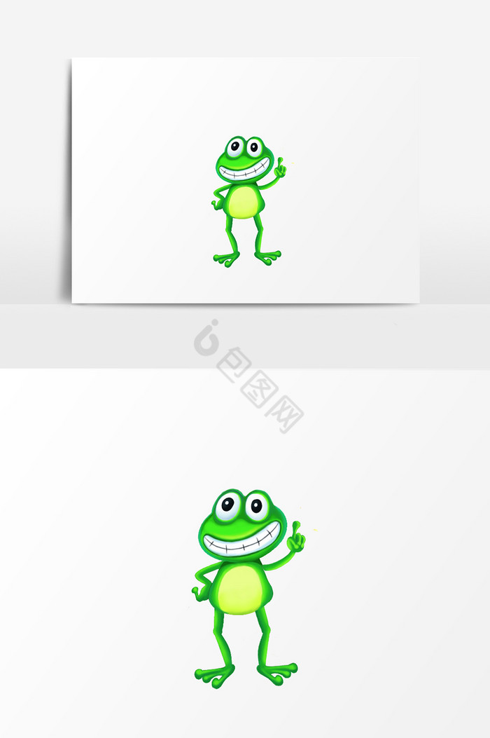 青蛙插画图片