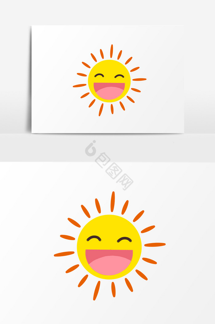 太阳插画图片
