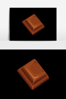 方块巧克力元素素材