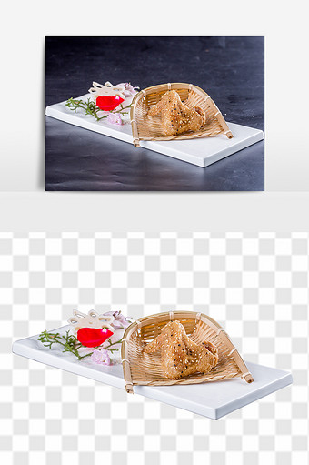 炸鸡翅日式料理元素图片