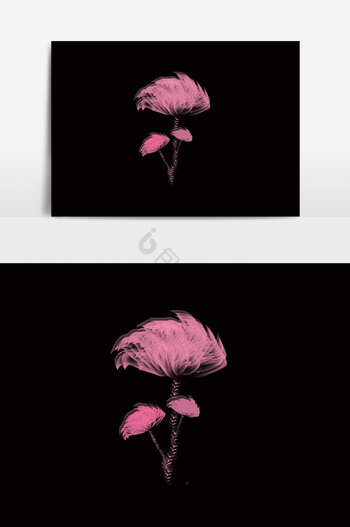 模拟花朵烟花图片