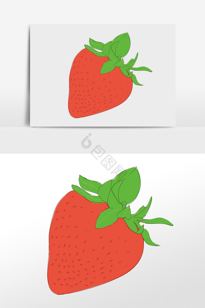 水果一个草莓图片