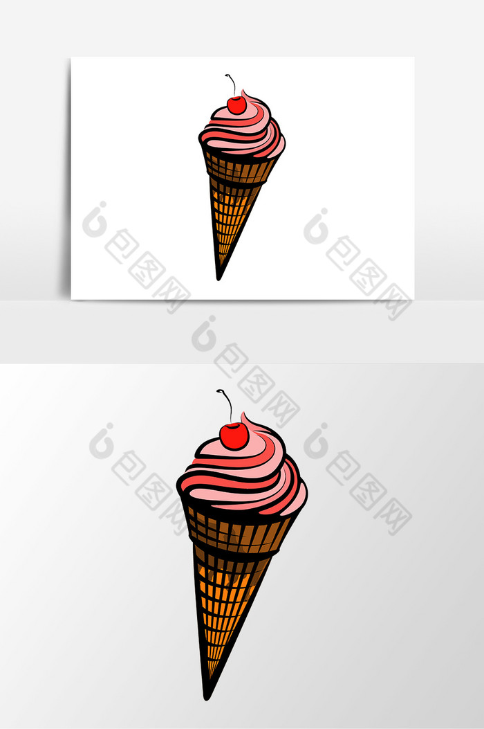 装饰图案素材元素冰淇淋图片