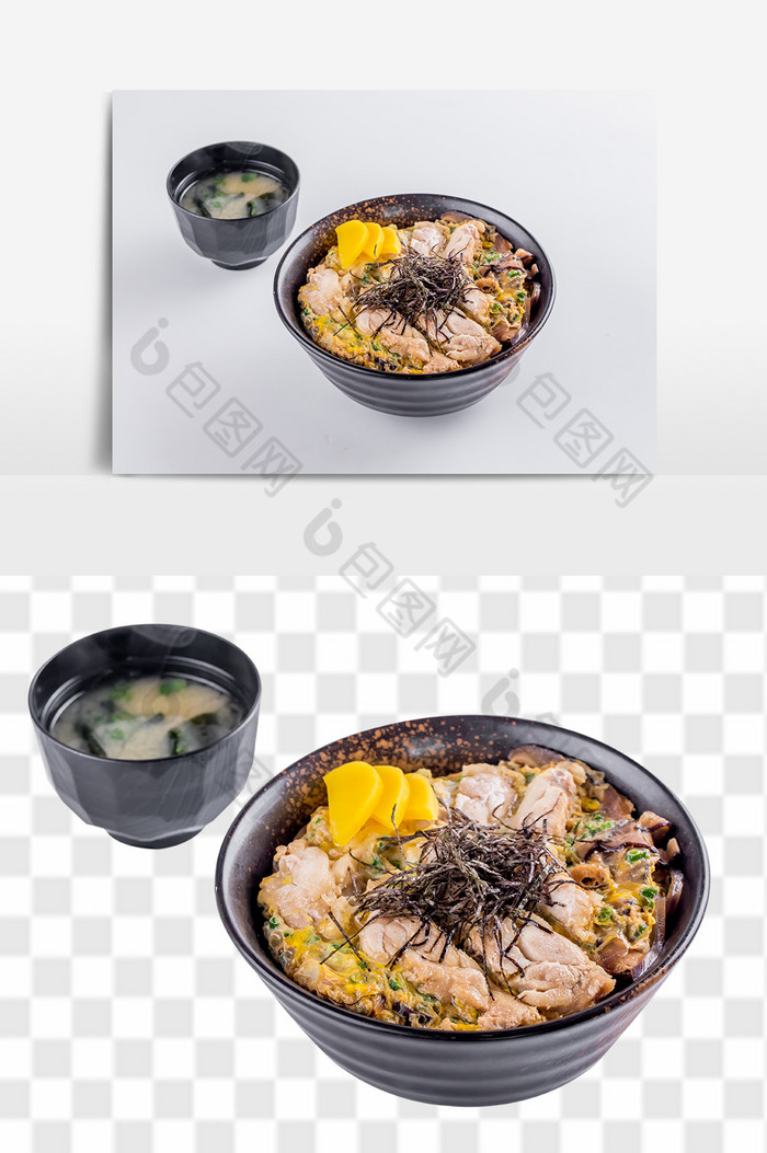 日式鸡肉香菇饭图片图片