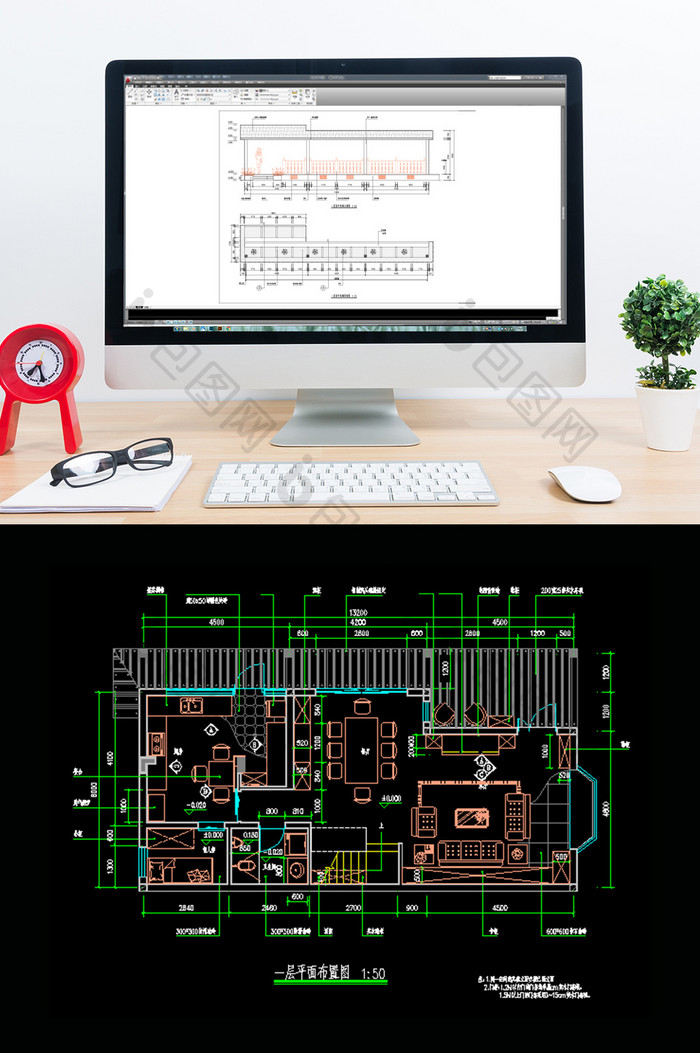 某住宅全套建筑CAD施工图