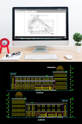 三层会所建筑CAD施工图