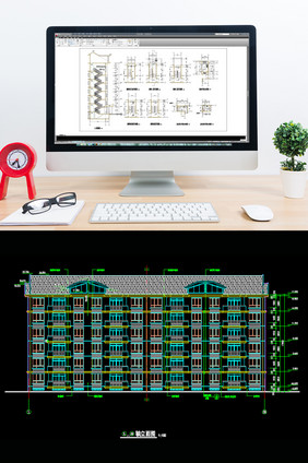 六层住宅建筑CAD施工图