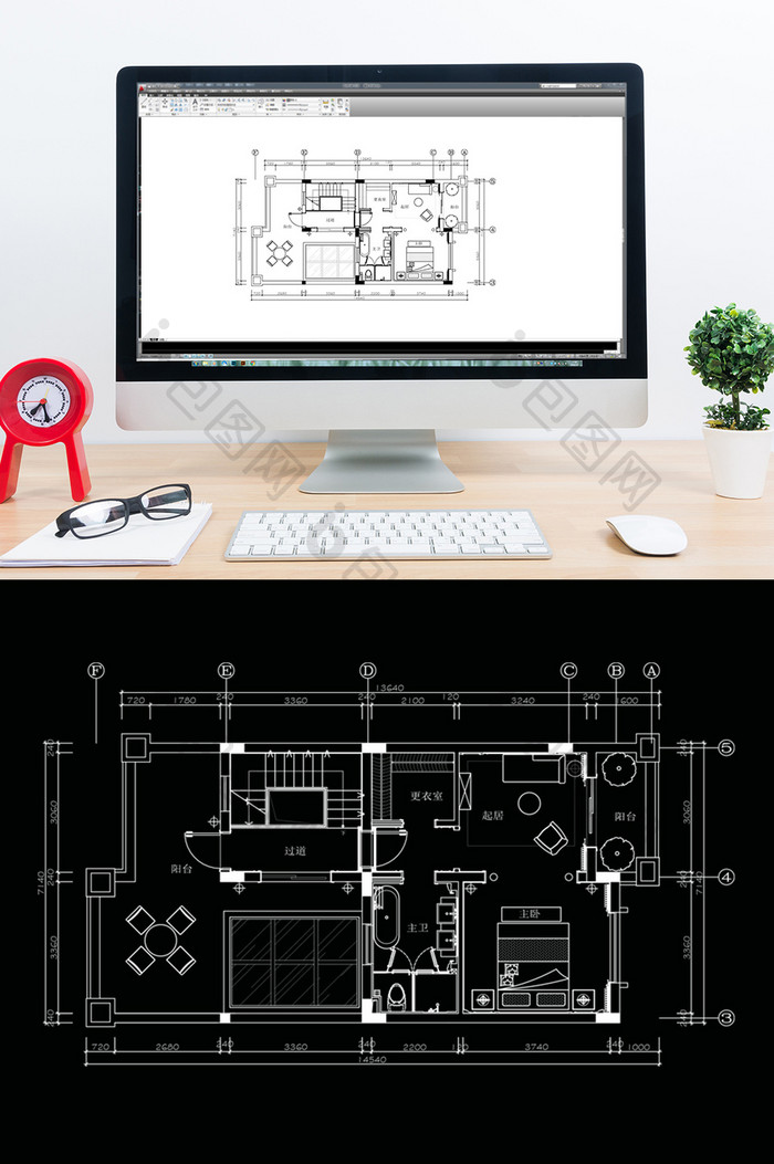 联排别墅设计CAD平面户型方案