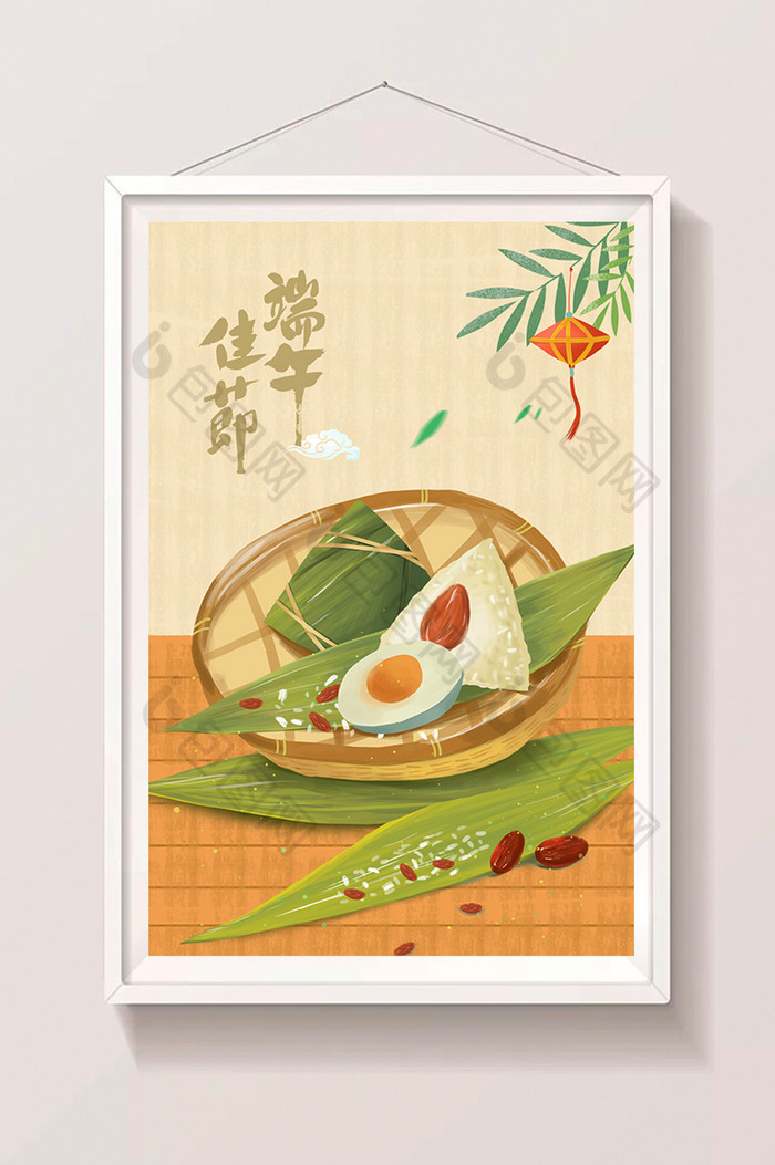 咸鸭蛋粽子端午节图片