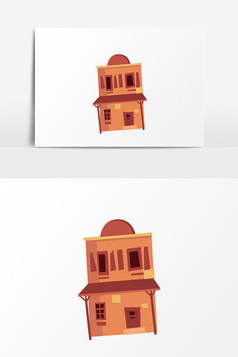 创意房子插画元素图片