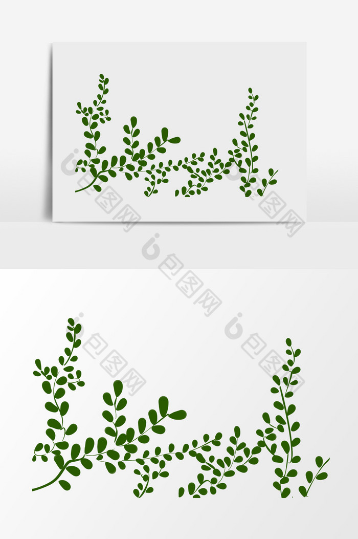 小清新绿色植物植物图片