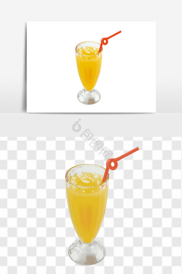 芒果优茶爽果汁饮品图片