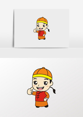 小掌柜小二形像图片