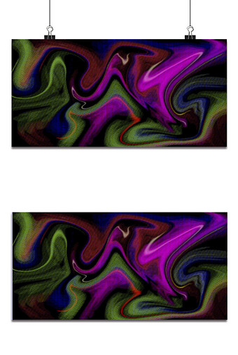 油画布上的流动感色彩图片下载