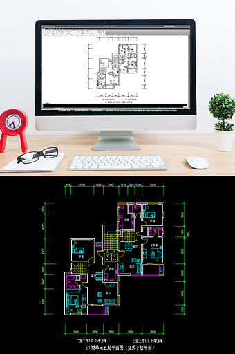 CAD住宅建筑平面图图片