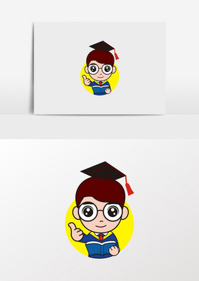 小博士卡通服图片