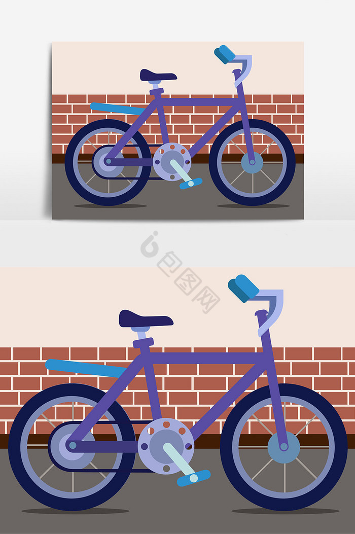 自行车出行工具图片