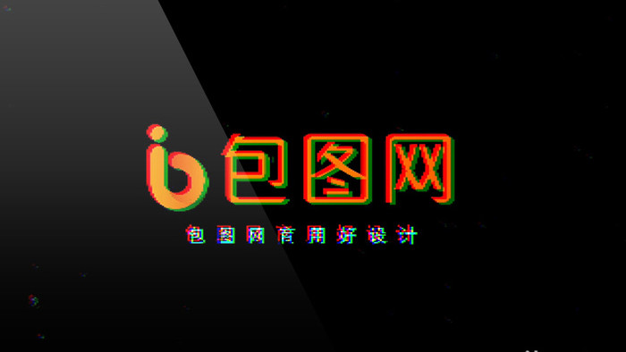 动感抖音风格logo片头AE模板免费下载_AEP图