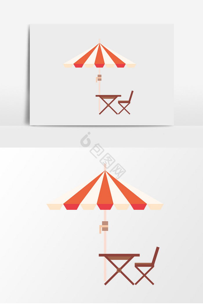 遮阳伞桌椅图片