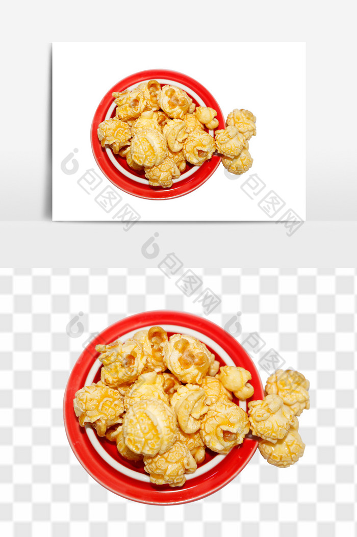 零食膨化食品奶油爆米花图片图片