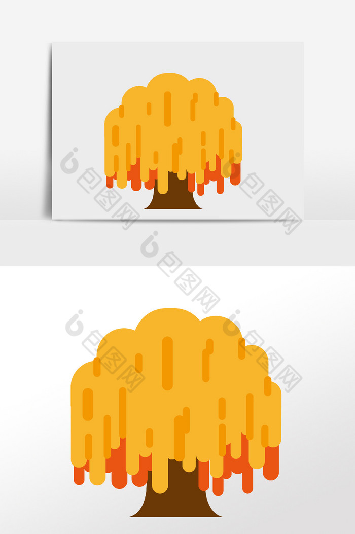 秋季金黄树木图片图片