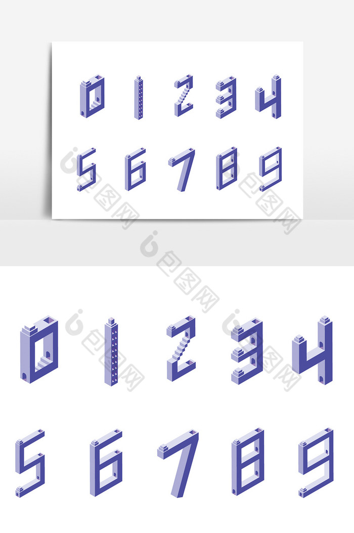数字小写数字图片