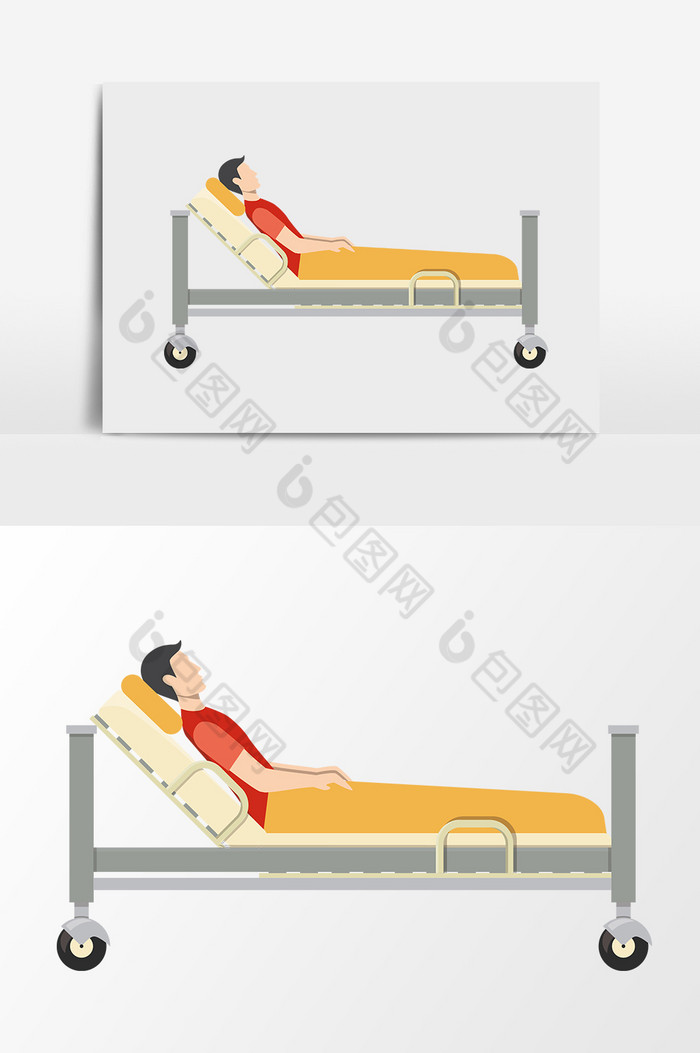 病房病床疼痛图片