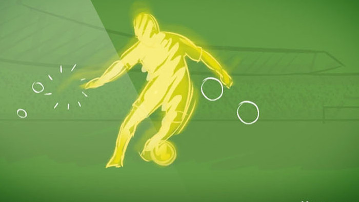 世界杯足球比赛卡通动画片头AE模板