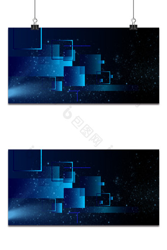 商务科技方块背景图片