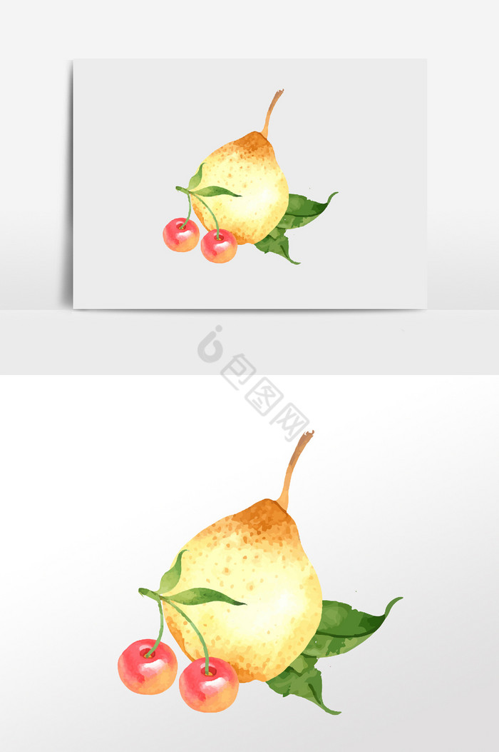 果蔬樱桃梨子图片