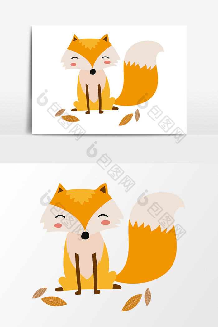狐狸元素卡通狐狸素材