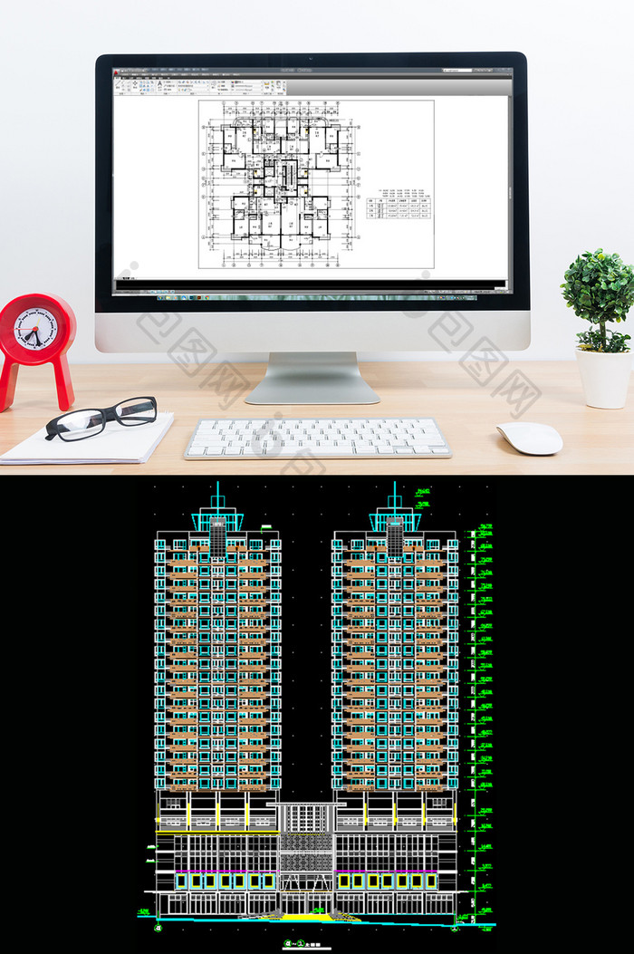 某高层住宅全套建筑施工图CAD