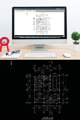 简中式自建房CAD