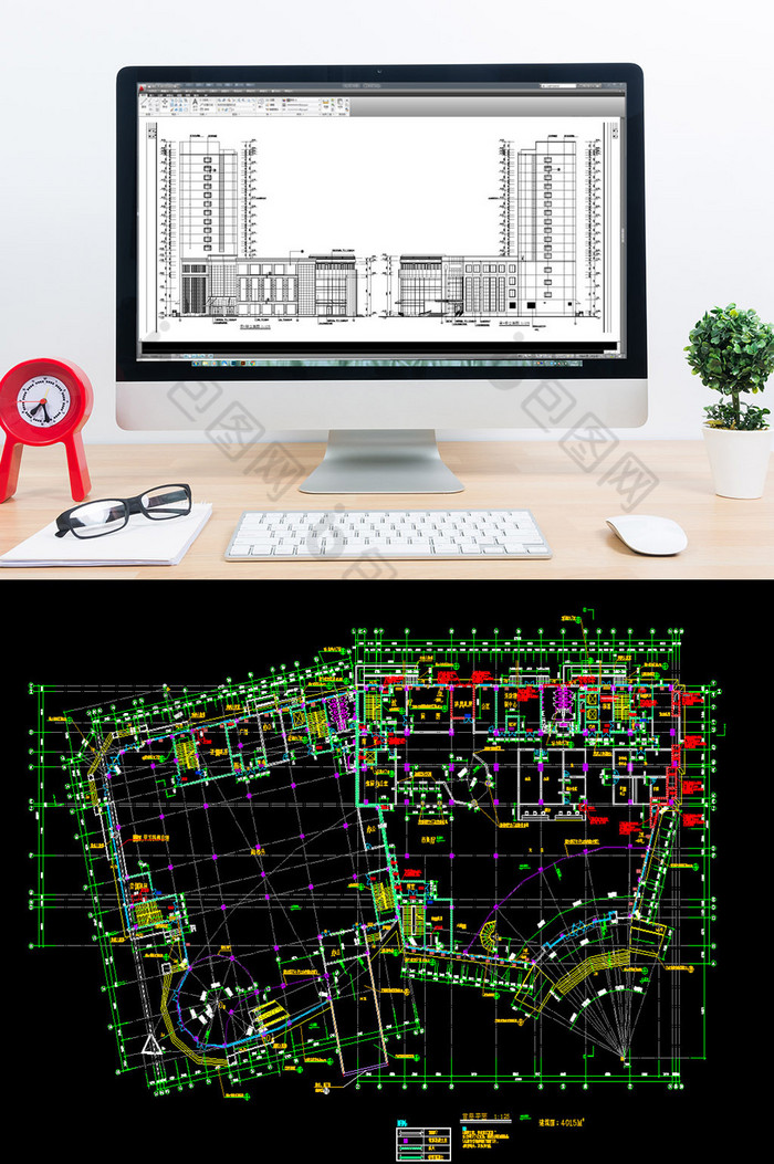 建筑施工图设计建筑设计CAD建筑施工图图片